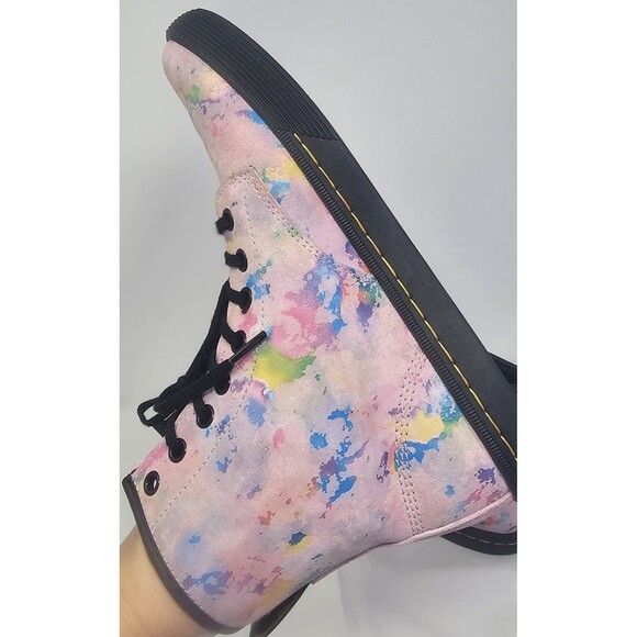 Dr. Martens Women’s 8 Sheridan Confetti Suede Casual Lace Up Combat Boots - Picture 6 of 15